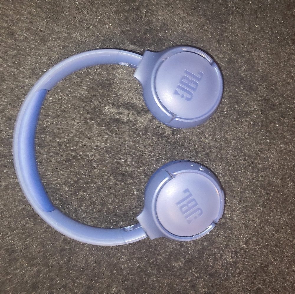 JBL blue headphones